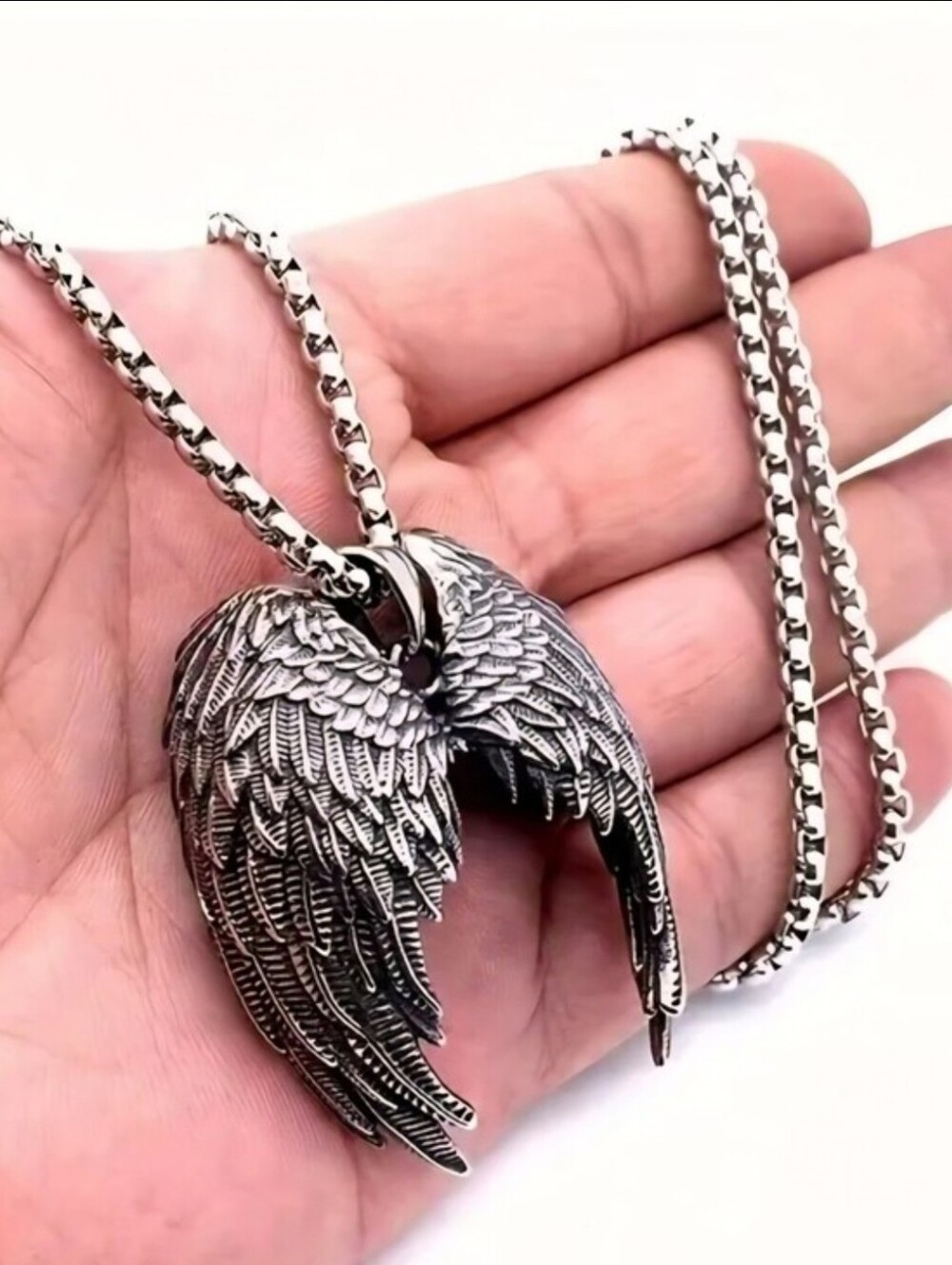 👌NEW - Silver Angel Wing Pendant Necklace